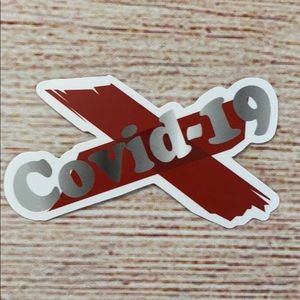 Corona Virus sticker matte finish brand new.